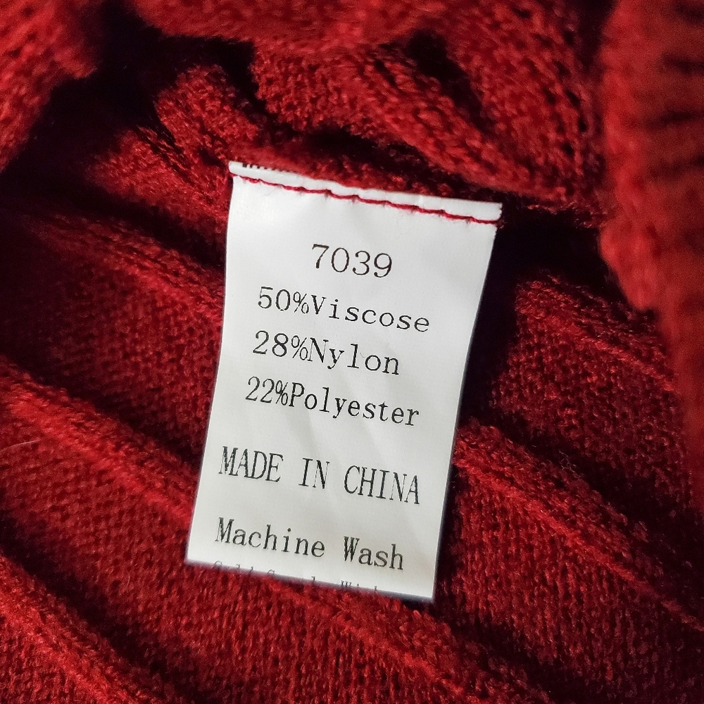 PRETTYGARDEN NWT Ribbed Sweater Dress L - Picture 8 of 9